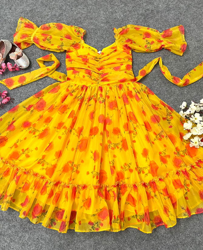 OC 123 Kids Party Wear Gown Girls Wear Catalog